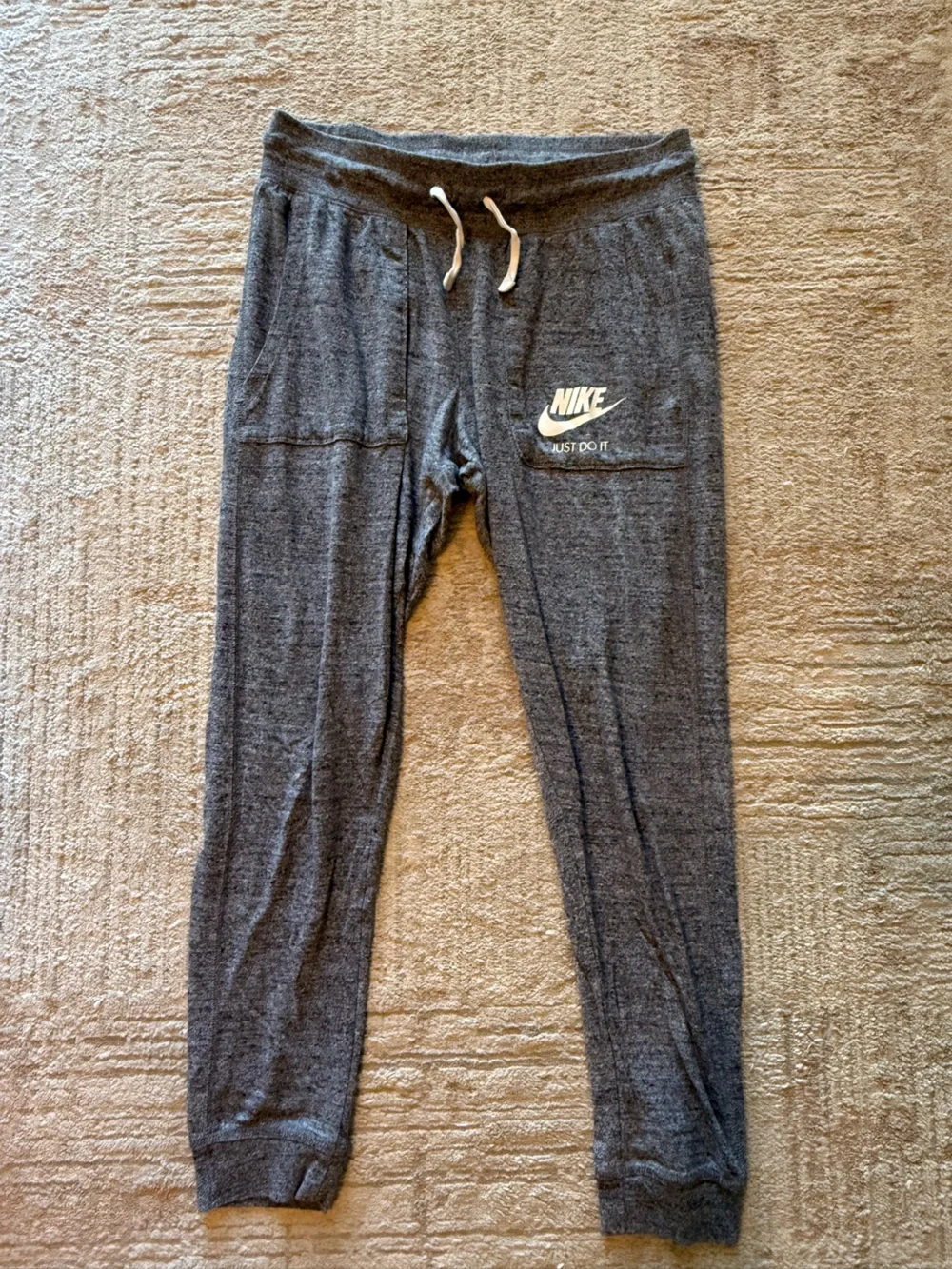 Nike Gray Women's Jogger Pants with Drawstring
